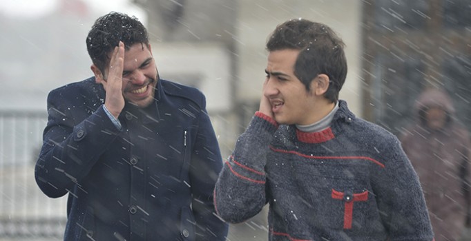 İstanbul'dan kar manzaraları