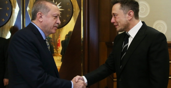 Cumhurbaşkanı Erdoğan, Elon Musk ile görüştü