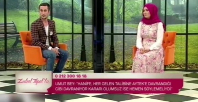 Zuhal Topal'la programında gelin adayı Hanife yayını terk etti