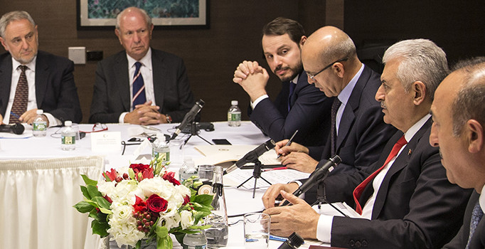 Başbakan Yıldırım, New York'ta Musevi cemaati temsilcileriyle görüştü