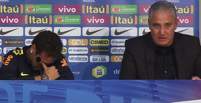 Neymar basın toplantısında ağladı