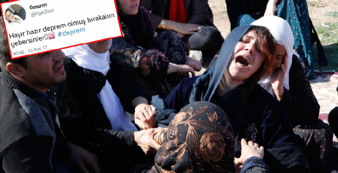 Çirkin deprem mesajı sonrası açığa alındı