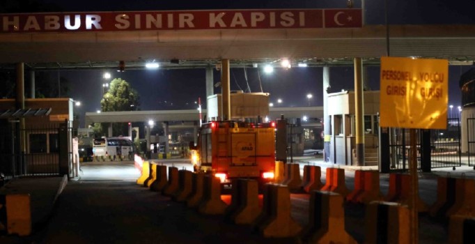 AFAD ekipleri Habur Sınır Kapısı’nda