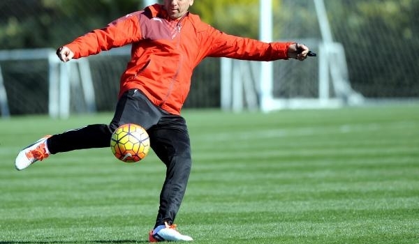 Bursasporun 2'nci antrenmanına Hamzaoğlu damgası