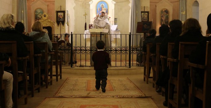 Antakya'da Ermeniler Noel kutlaması yaptı