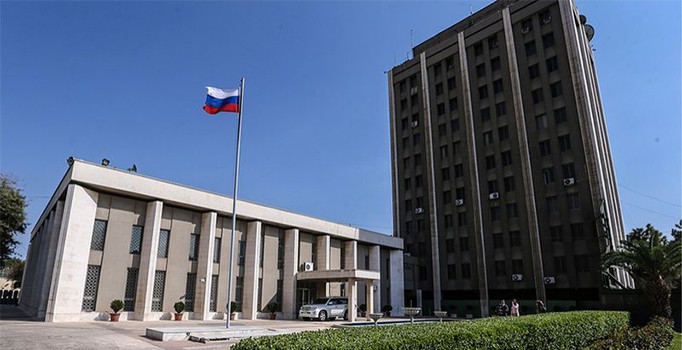 Rusya'nın Şam Büyükelçiliği'ne ateş açıldı