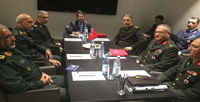 Türk, Rus ve İran genelkurmay başkanları Soçi'de bir araya geldi