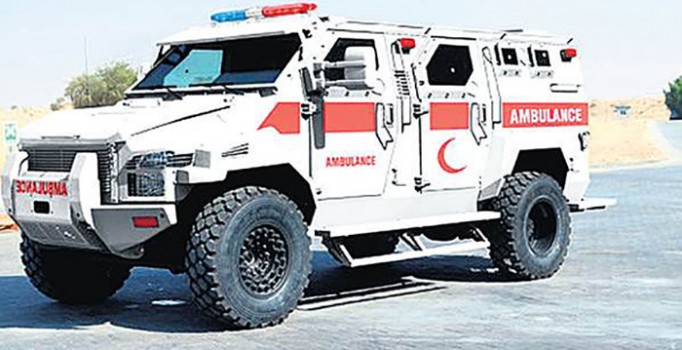 Doğu ve Güneydoğu'ya zırhlı ambulans