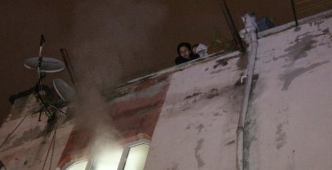 İstanbul Şişli'de yangın paniği