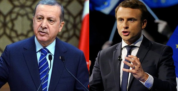 Cumhurbaşkanı Erdoğan, Fransa Cumhurbaşkanı Macron ile telefonda görüştü