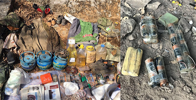 Tunceli'de PKK'nın en önemli deposu ele geçirildi