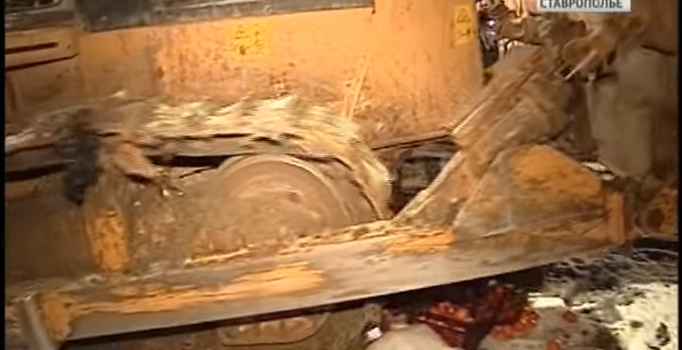 Ruslar, 250 kg Türk mandalinasını ezerek imha etti