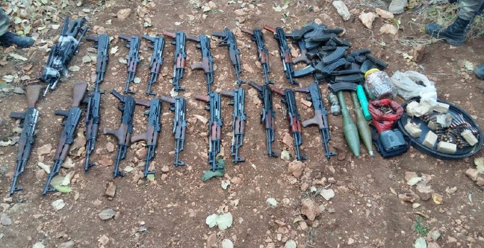 Nusaybin'de patlayıcı ve mühimmat ele geçirildi