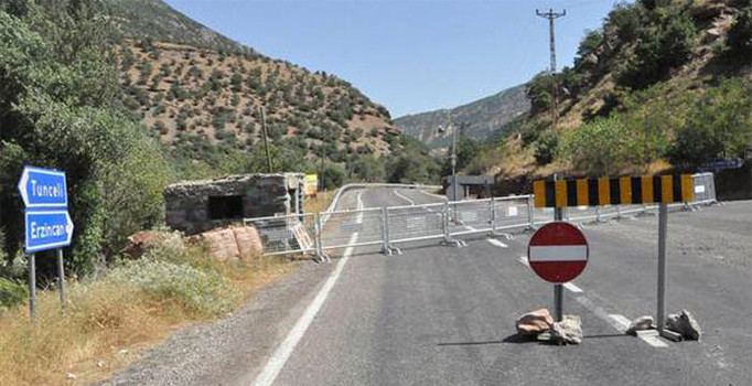 Tunceli-Erzincan karayolu tır geçişlerine açılacak