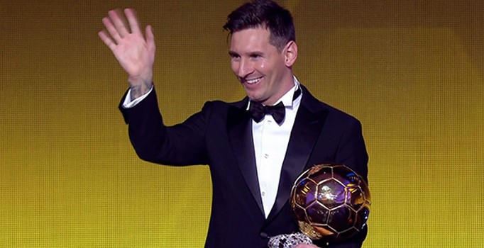 2015 yılının en iyi futbolcusu Lionel Messi