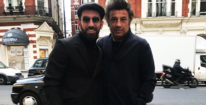 Arda ve menajeri Ahmet Bulut Londra'da