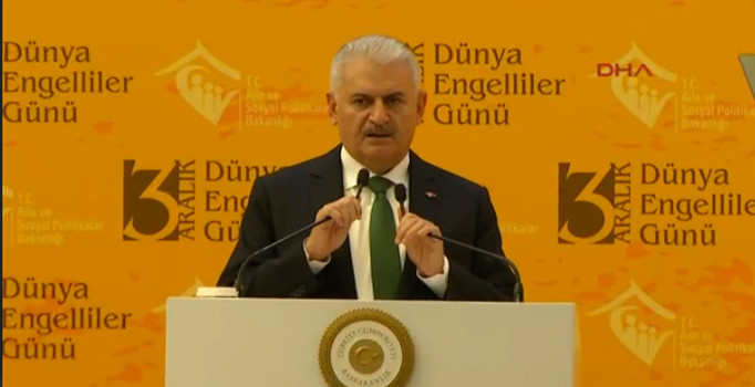 Başbakan Yıldırım: 2018'de 5 bin engelli işe alınacak