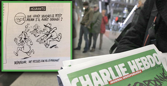 Charlie Hebdo: Aylan yaşasaydı tacizci olurdu
