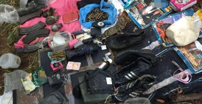 Trabzon'da PKK'nın mühimmat sığınağı, ayının toprağı eşelemesiyle ele geçirildi