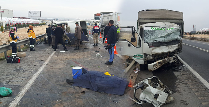 Gaziantep-Nizip karayolunda kaza: 5 ölü, 3 yaralı