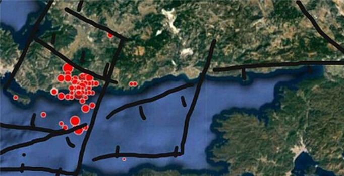 21 Temmuz’daki Bodrum depreminde, bölge 26 santimetre kaydı