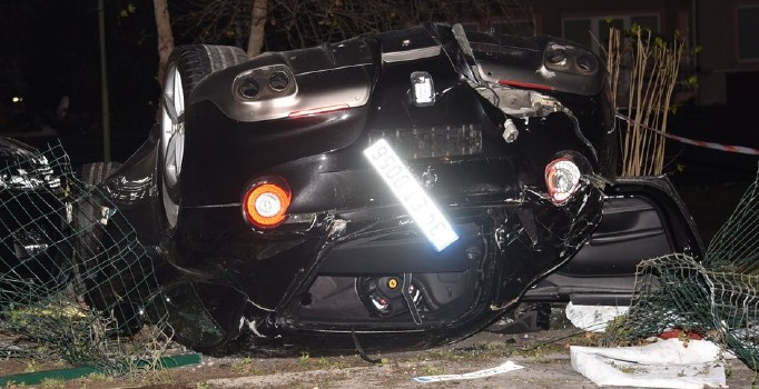 Son dakika! Burak Yılmaz'ın takla attığı Ferrari'nin kimin olduğu ortaya çıktı