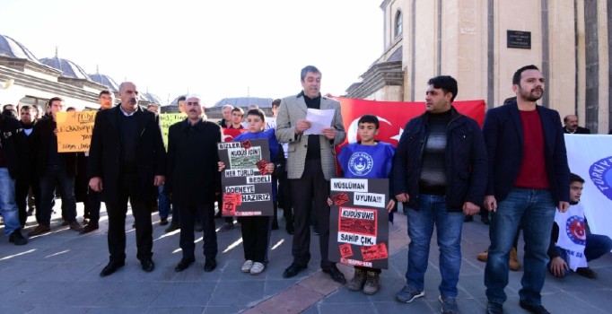 Kamu-Sen’den ‘Kudüs’ protestosu