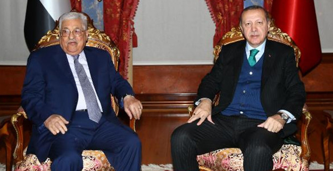 Son dakika! Cumhurbaşkanı Erdoğan Filistin lideri Mahmud Abbas'la görüştü