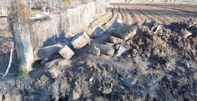 Kanalizasyon inşaatından tarih çıktı | Denizli haberleri