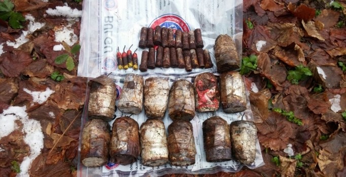 Bitlis’te 13 adet EYP imha edildi