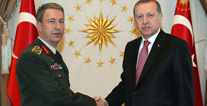 Cumhurbaşkanı Erdoğan, Orgeneral Akar’ı kabul etti
