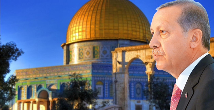 Erdoğan’ın fotoğrafına İsrail polisi tahammül edemedi