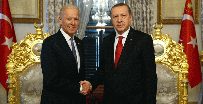 Erdoğan, ABD'de konakladığı otelde Biden'ı kabul etti