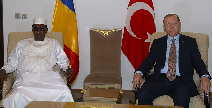 Cumhurbaşkanı Erdoğan, Çad Cumhurbaşkanı İdris Debi ile biraraya geldi