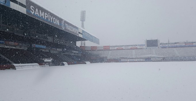 Trabzonspor Beşiktaş maçına kar tehdidi