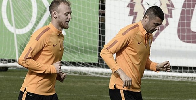 Galatasaray'da Burak Yılmaz takımdan ayrı çalıştı