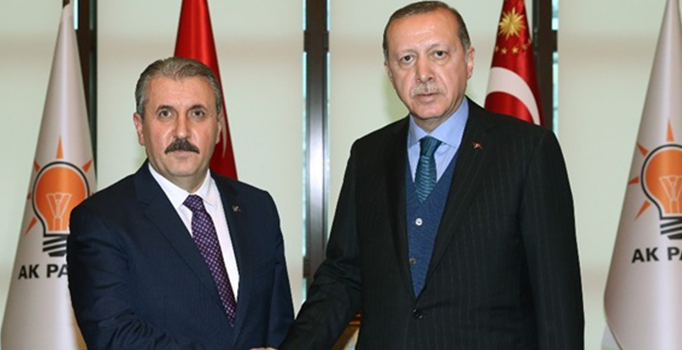 Cumhurbaşkanı Erdoğan Mustafa Destici'yi kabul etti