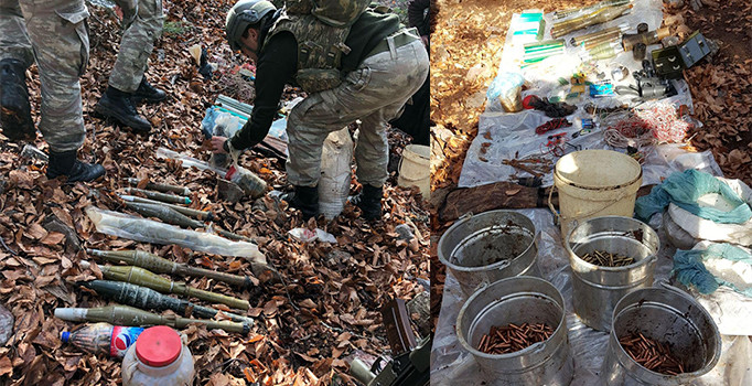 Amanoslar'da PKK’ya ait sığınak bulundu