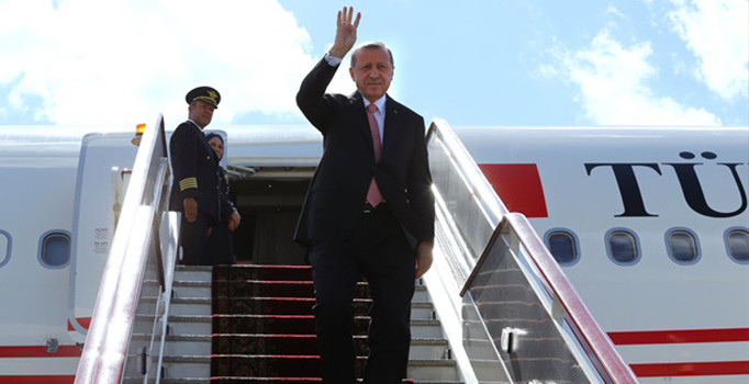 Erdoğan dünyanın etrafını 4 kez dolaştı