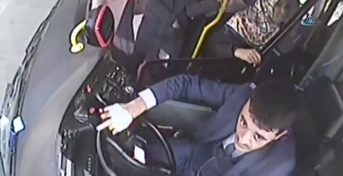 Kahramanmaraş'ta halk otobüsü şoföründen örnek davranış