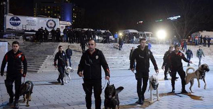 Kangallar ilk kez yılbaşı devriyesinde