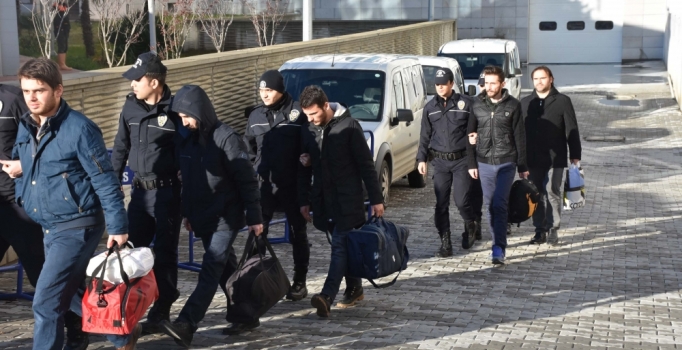 Samsun'da 9 FETÖ şüphelisi adliyeye sevk edildi