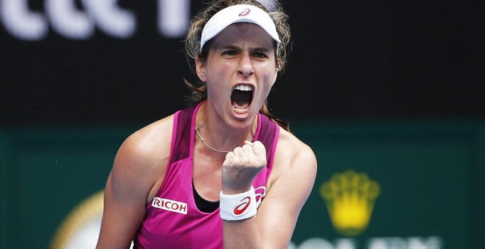 Avustralya Açık'ta Johanna Konta, yarı finale yükselen ilk Büyük Britanyalı kadın tenisçi oldu