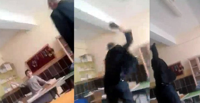 Burdur’daki dayakçı öğretmene gözaltı