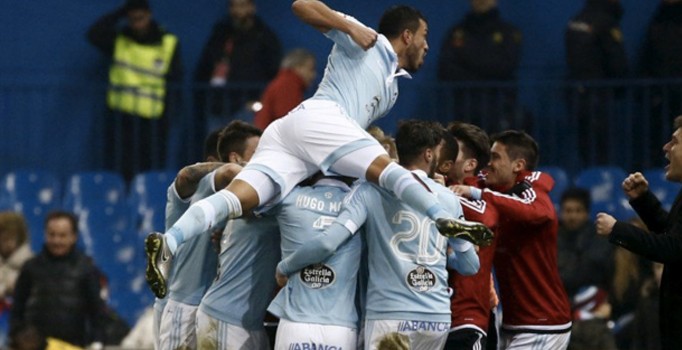 Celta Vigo, Atletico Madrid'i deplasmanda 3-2 yenerek İspanya Kral Kupası'nda sürpriz yaptı