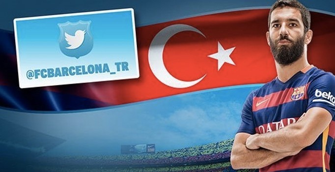 Barcelona Türkçe Twitter hesabı açtı, Arda Turan Türkçe seslendi