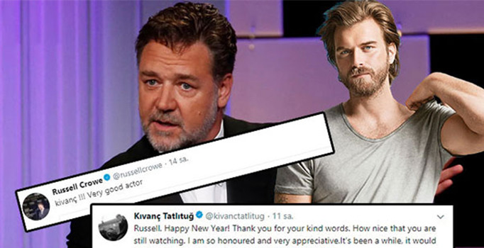 Russell Crowe'den Kıvanç Tatlıtuğ itirafı: Çok iyi bir aktör