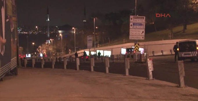 Dolmabahçe'deki canlı bomba paniğinden ilk görüntüler VİDEO