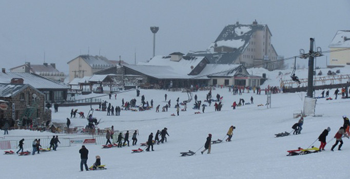 Erciyes'e turistler akın etti