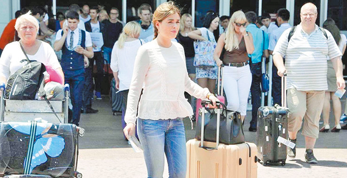 Antalya'ya gelen turist sayısı yüzde 13 arttı